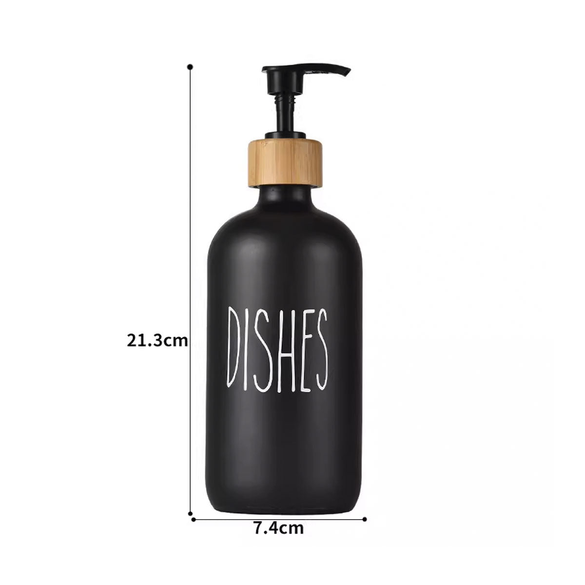 kitchen glass soap dispenser set - dishes