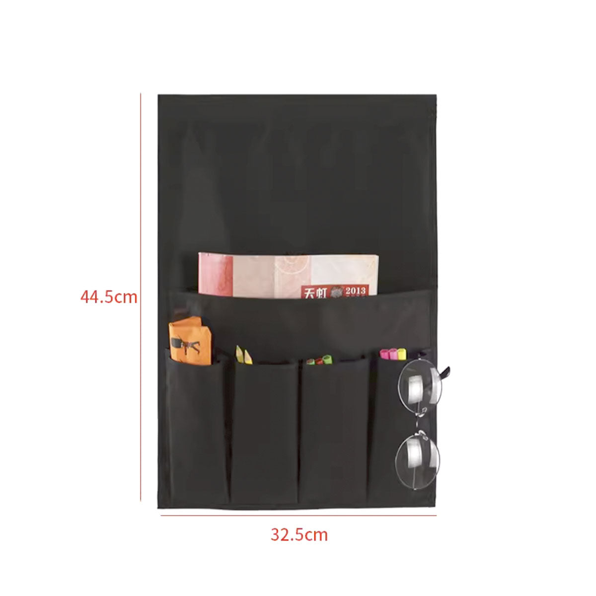 Comprehensive Bedside Storage Bag with Multiple Compartments