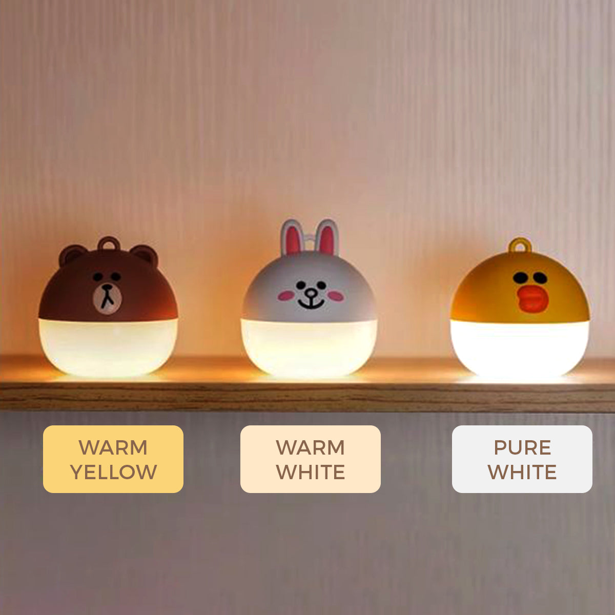 LINE FRIENDS Light Buddy Cute LED Lamp