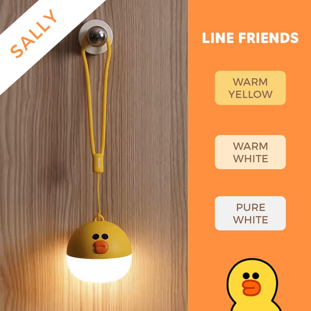 LINE FRIENDS Light Buddy Cute LED Lamp